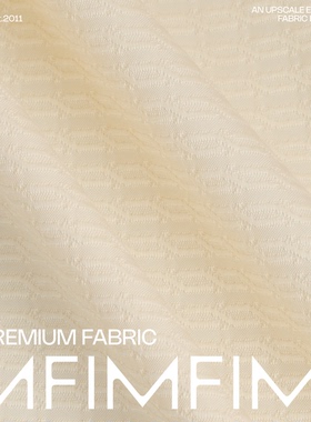 G&CC面料 .时装提花米色调面料 宽135CM 意大利直邮进口