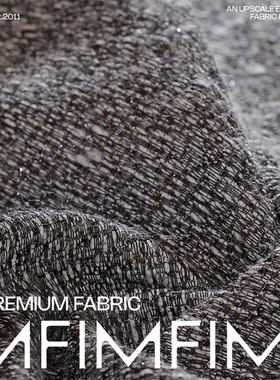 意大利羊毛加微量其他面料白色雪花绒毛质感布料 宽150CM 510G/M