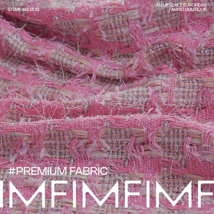 英国LINTON林顿粗花呢42446/11 粉色调格纹感 幅宽141CM 380G/M²