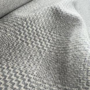 ARM.P高定系列 羊毛羊绒格纹针织面料宽140CM意大利进口现货SM