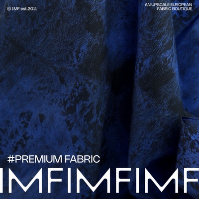 鸢尾浮世绘 意大利衬衫面料大王ALB&NI棉质墨染感 宽140CM 136G/M