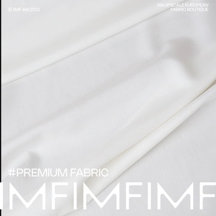 连衣裙布料面料 G&CC 柔软手感高级衬衫 米白色 幅宽135CM 真丝