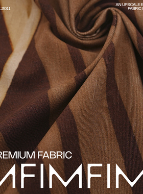 PINTO棉灯芯绒柔软红棕定位衬衫连衣裙布 意大利进口