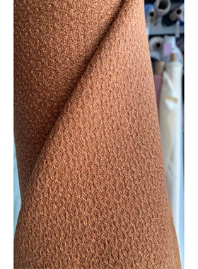 G&CC面料 WV初剪羊毛驼色粗花呢面料 幅宽155CM 440G/M意大利进口