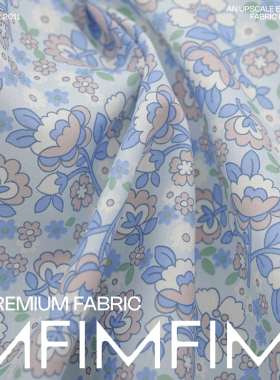 舞蹈的小碎花B英国品牌LIBERTY tana Lawn长绒棉布宽136CM 104G/M