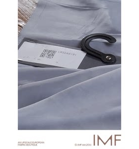 日本宾霸旭化成宾霸面料纯色灰蓝色内衬里衬FA静电布料 宽135CM