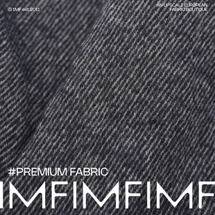 AGN 羊毛+马海毛斜纹双层可剥外套大衣布宽162CM970G/M意大利进口