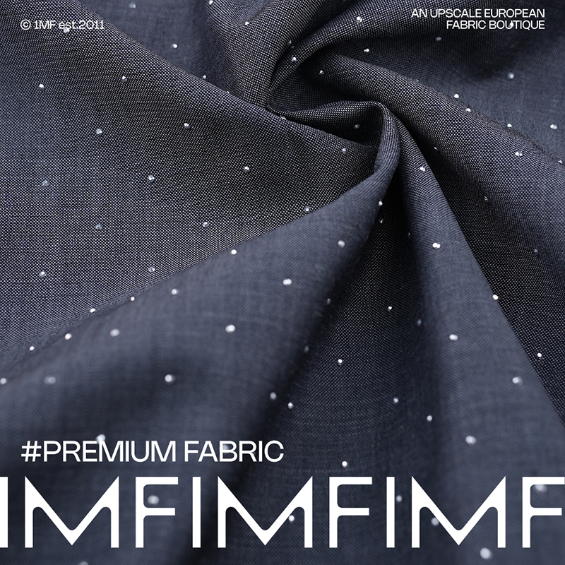 英国精纺羊毛面料灰色亮钻西装布