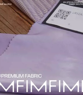 日本宾霸紫色系旭化成宾霸面料纯色内衬里衬FA静电布料 宽120CM