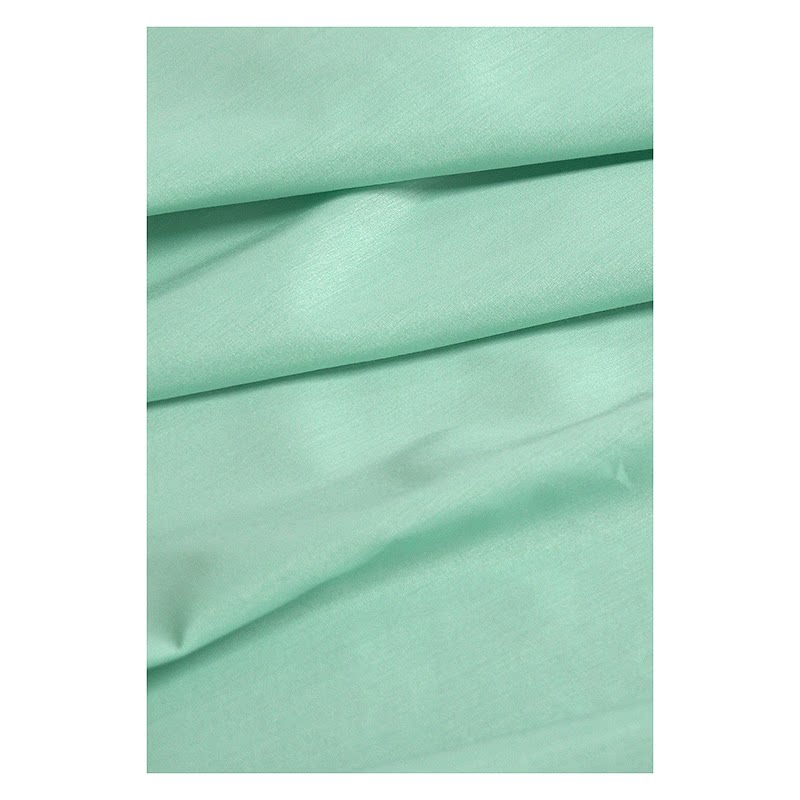 品圈圈 棉加醋酸加氨纶面料蓝绿调服装布料 幅宽125厘米促