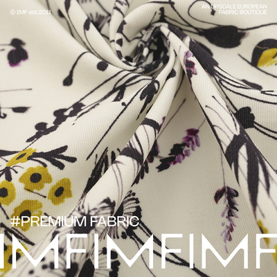 棉灯芯绒柔软野花印花衬衫连衣裙