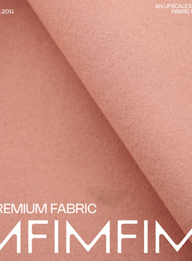 G&CC .初剪羊毛双面色大衣外套面料布料宽140CM605G/M意大利