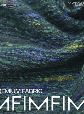 意大利进口 墨绿混色闪丝WO+VI+WM+PA布料 服装 面料150CM 417G/M