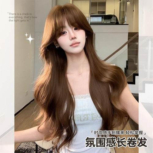 许昌子棋商贸有限公司假发女焦糖暖棕韩系气质精修内鬓角升级4.0