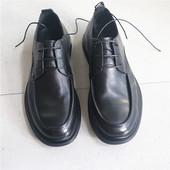 如若无物感 工作正装 胎摔牛皮轻薄透气 羊皮里通勤商务休闲皮鞋