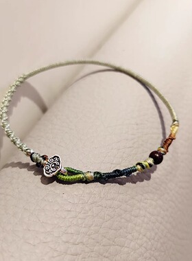 独特颜色金刚结开运结如意扣手绳