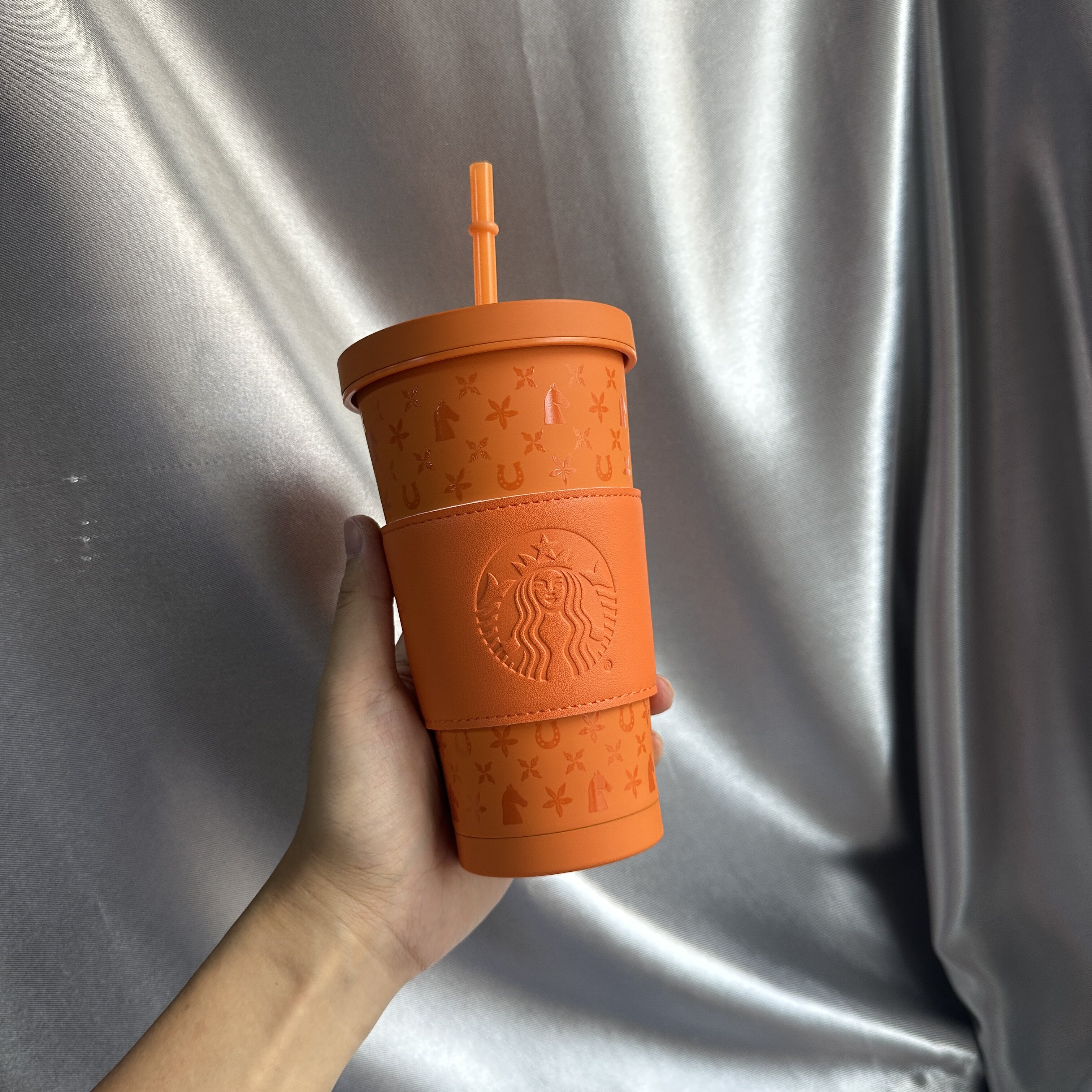 星巴克骏跃星程不锈钢吸管杯