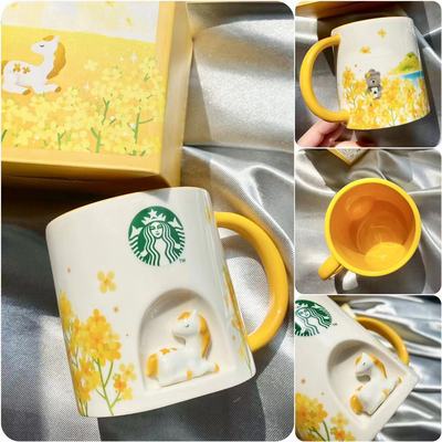 星巴克台湾杯子圣诞马克杯