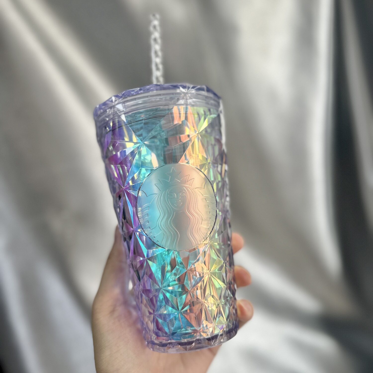 星巴克圣诞限定大容量吸管杯