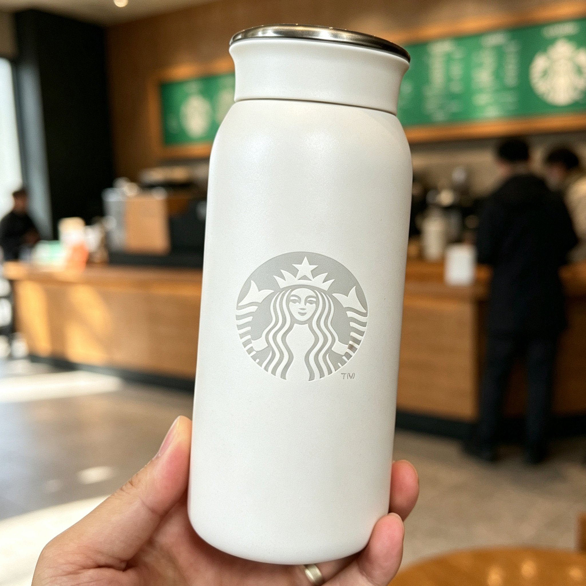 星巴克海洋周年庆不锈钢保温杯