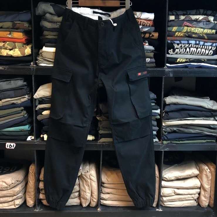 阿美咔叽男士口袋工装迷彩