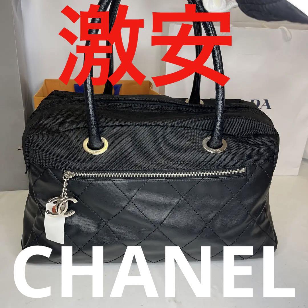 香奈儿CHANEL日本二手中古包帆布波士顿包