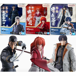 现货万代SHF浪客剑心绯村剑心齐腾一四乃森苍紫关节可动正品