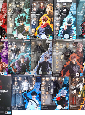 万代SHF咒术回战虎杖悠仁宿傩五条悟伏黑甚尔野蔷薇夏油杰东堂葵