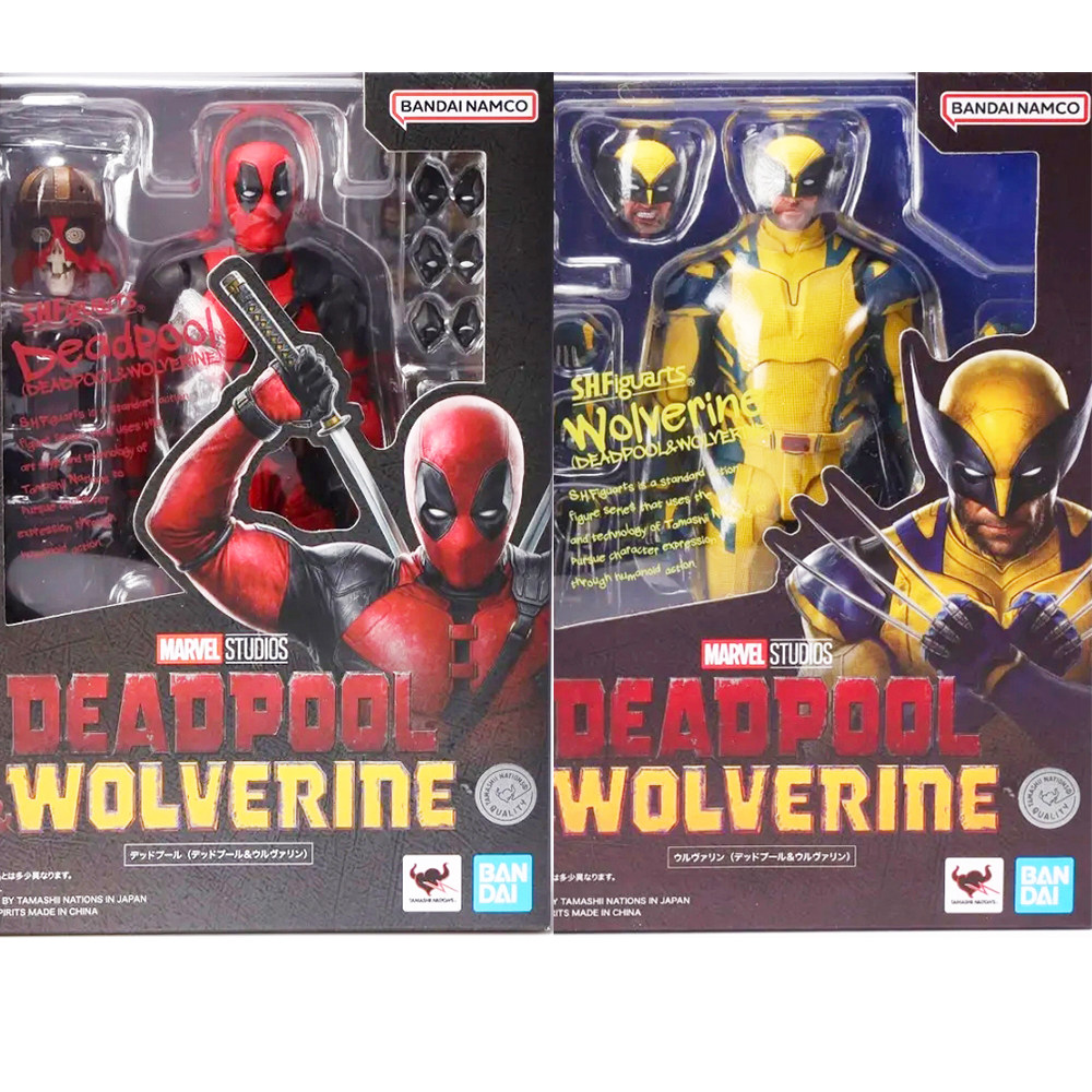 shf死侍金刚狼漫威正版关节可动