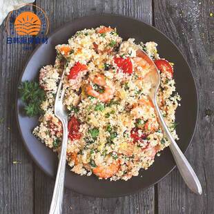 意文古斯古斯面食500g*12盒中东米意大利米COUSCOUS速食西餐商用
