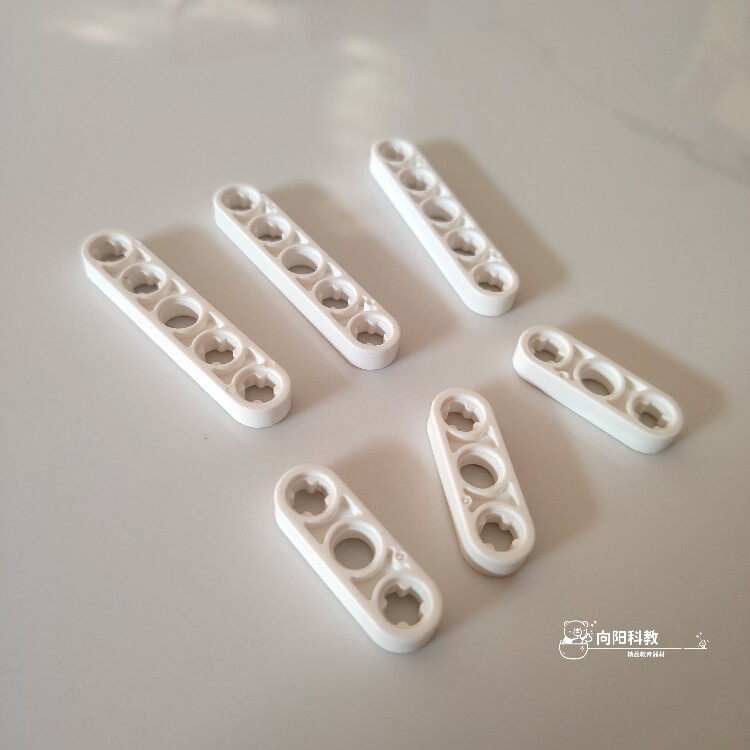 鲸鱼50单孔梁30单孔梁积木竞赛道具套装塑料青少年机器人器材正品图片