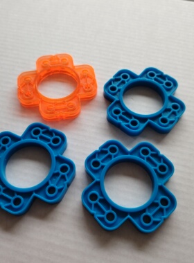 VEX GO 2x2x2x2圆形孔 异形梁搭建结构积木直梁稀缺件活动竞赛