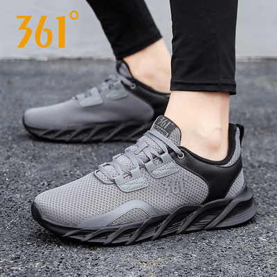 361跑步鞋男透气网面休闲老爹鞋