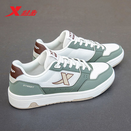 特步板鞋官方旗舰正品男鞋2025冬季新款休闲鞋轻便透气男士运动鞋