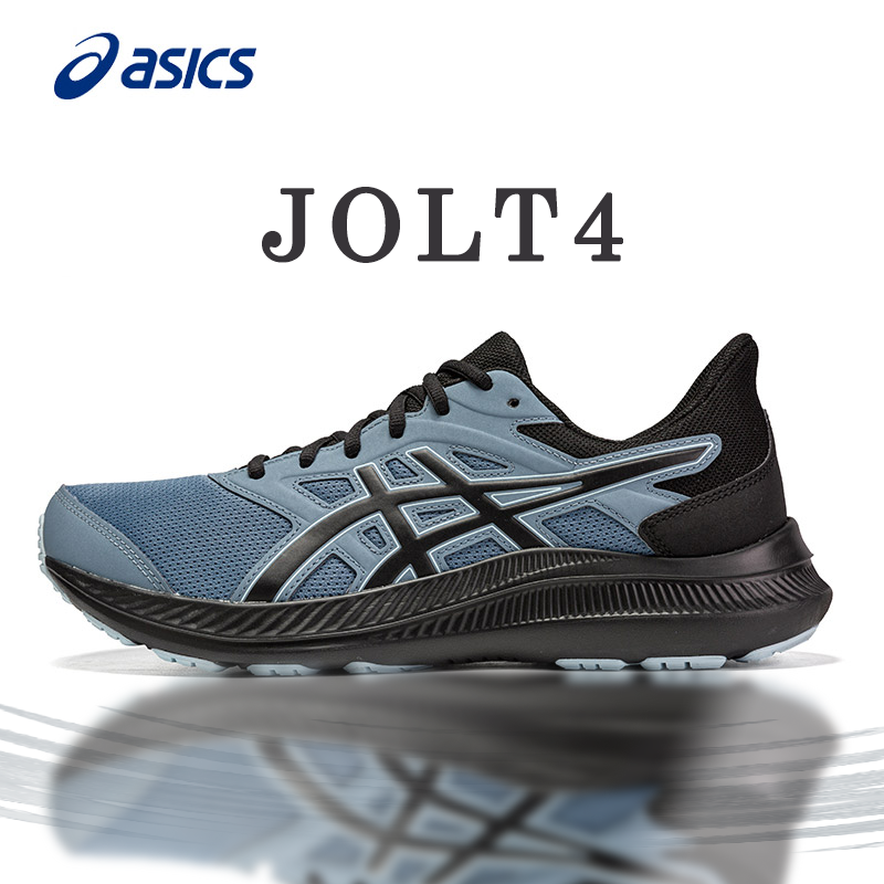 ASICS亚瑟士JOLT4专业户外跑鞋轻便网面透气舒适百搭男综训运动鞋