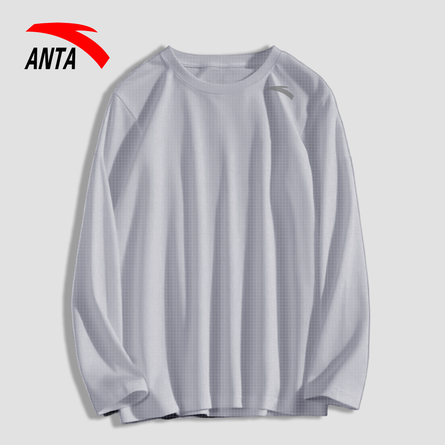 安踏2025秋季新款运动长袖T恤