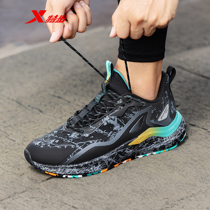 特步男鞋新款休闲运动鞋