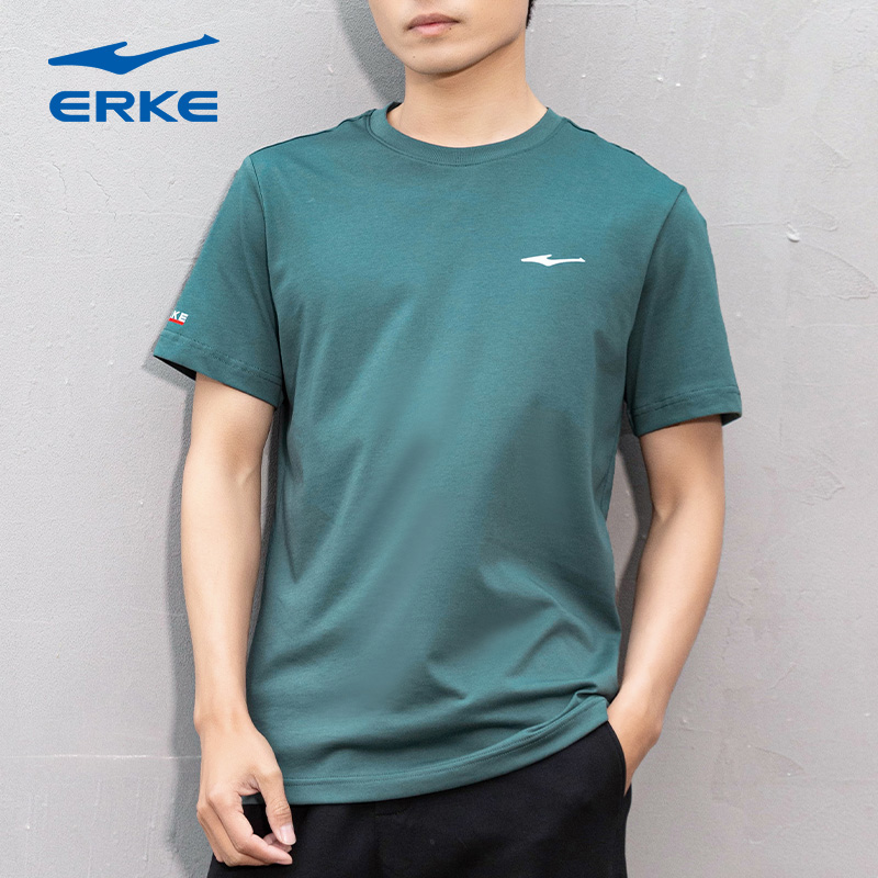 鸿星尔克短袖T恤男装2025冬季新款正品POLO衫上衣官方旗舰店运动