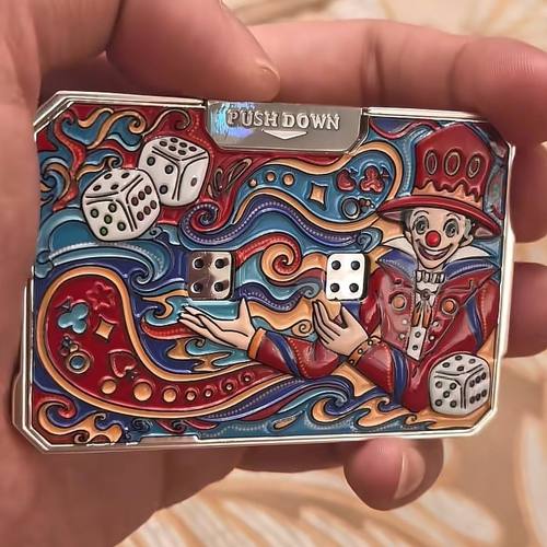 小丑彩绘机械骰子EDC减压玩具