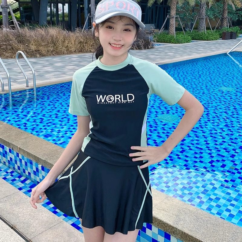 儿童泳衣女保守分体2025新款中大童学生两件套泡温泉时尚运动泳装,童装/婴儿装/亲子装,泳衣裤,淘宝优惠券,粉丝福利购,淘宝优惠卷