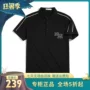 Trung tâm mua sắm với cùng một đoạn gxgjeans nam 19 mùa hè mới áo thun cotton ngắn tay nam JY124094C màu đen - Polo áo polo đẹp
