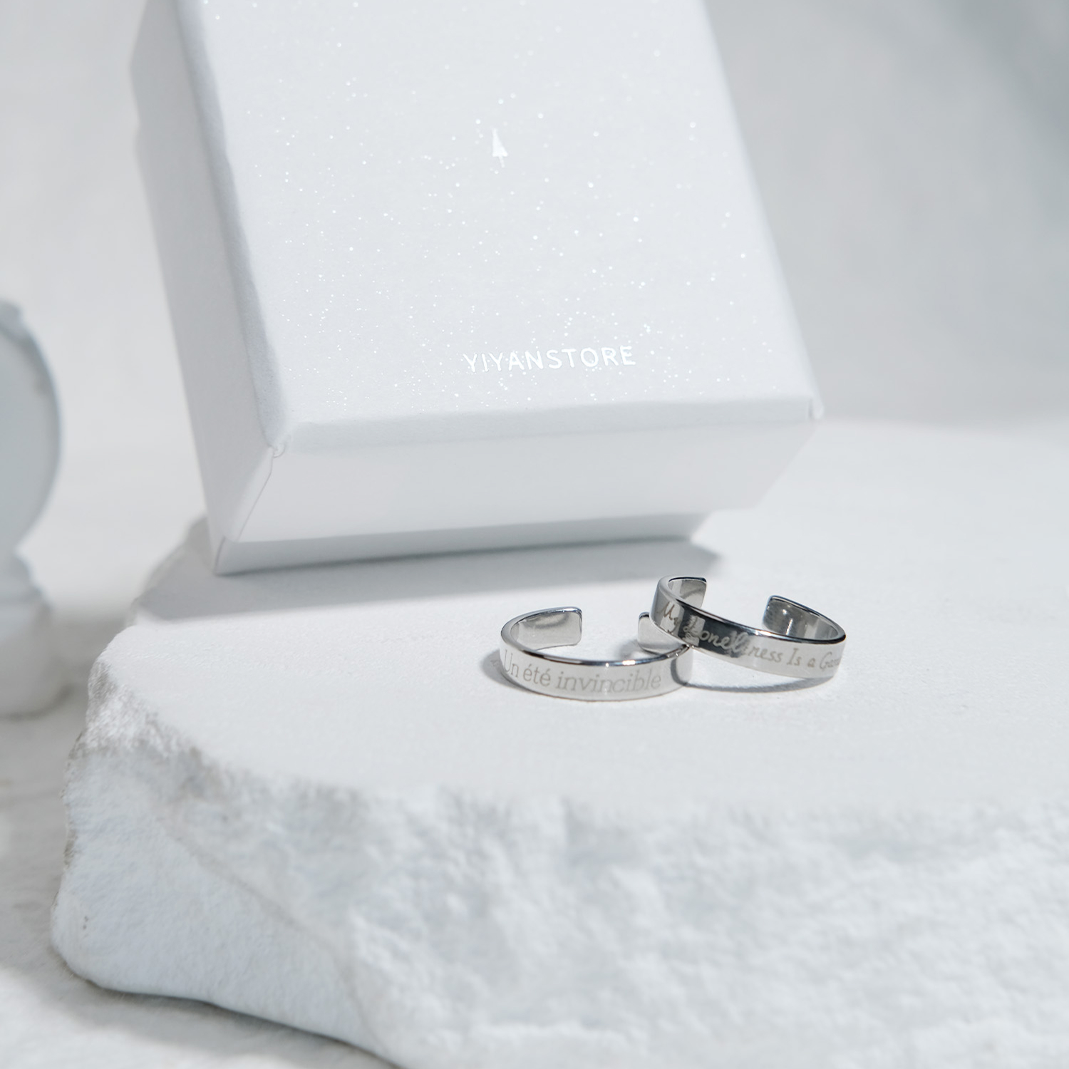 一言诗歌小众高级感戒指