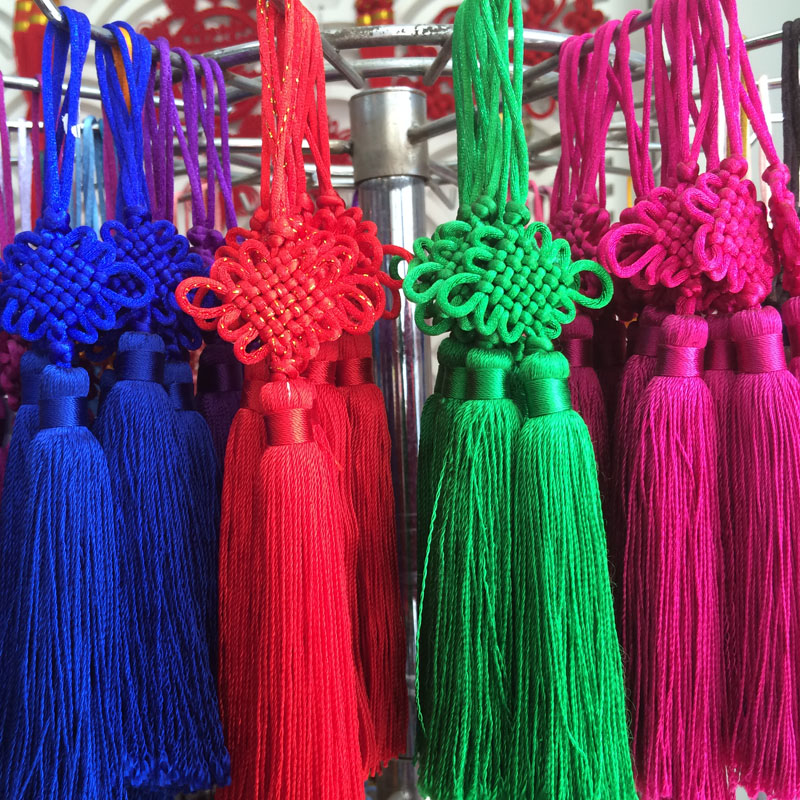 5#北京手工艺品丝多色中国结