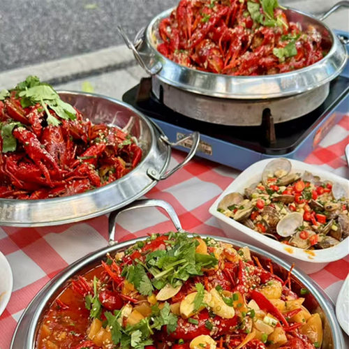 平底反边干锅不锈钢加厚