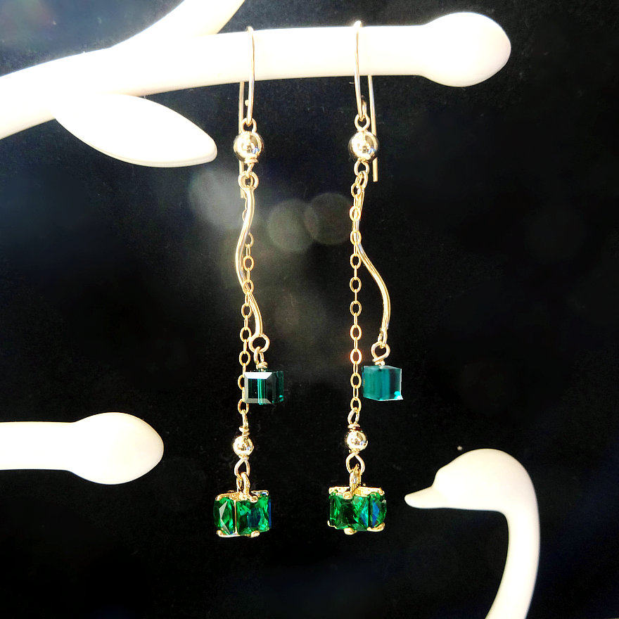 奥地利水晶耳环耳坠个性气质长款流苏耳线14K注金日韩生日礼物,饰品/流行首饰/时尚饰品新,耳环,淘宝优惠券,粉丝福利购,淘宝优惠卷