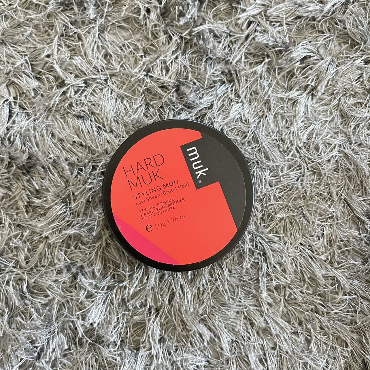 澳洲代购MUK美发强力定型造型持久发蜡发泥红色哑光50g 预