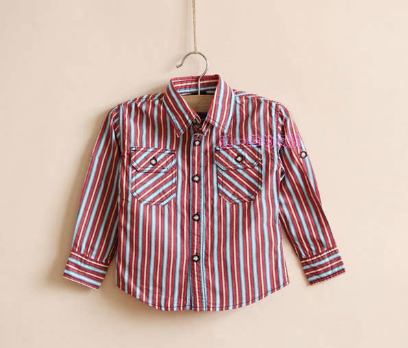 Chemise garcon à manche longue - Ref 2079215 Image 1