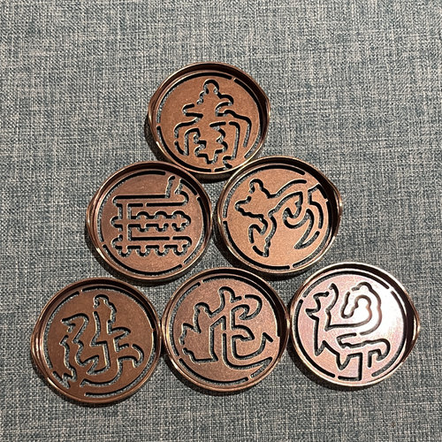 红古铜色5.8cm 双耳系列8公分香篆香印香道用品工具 印香篆