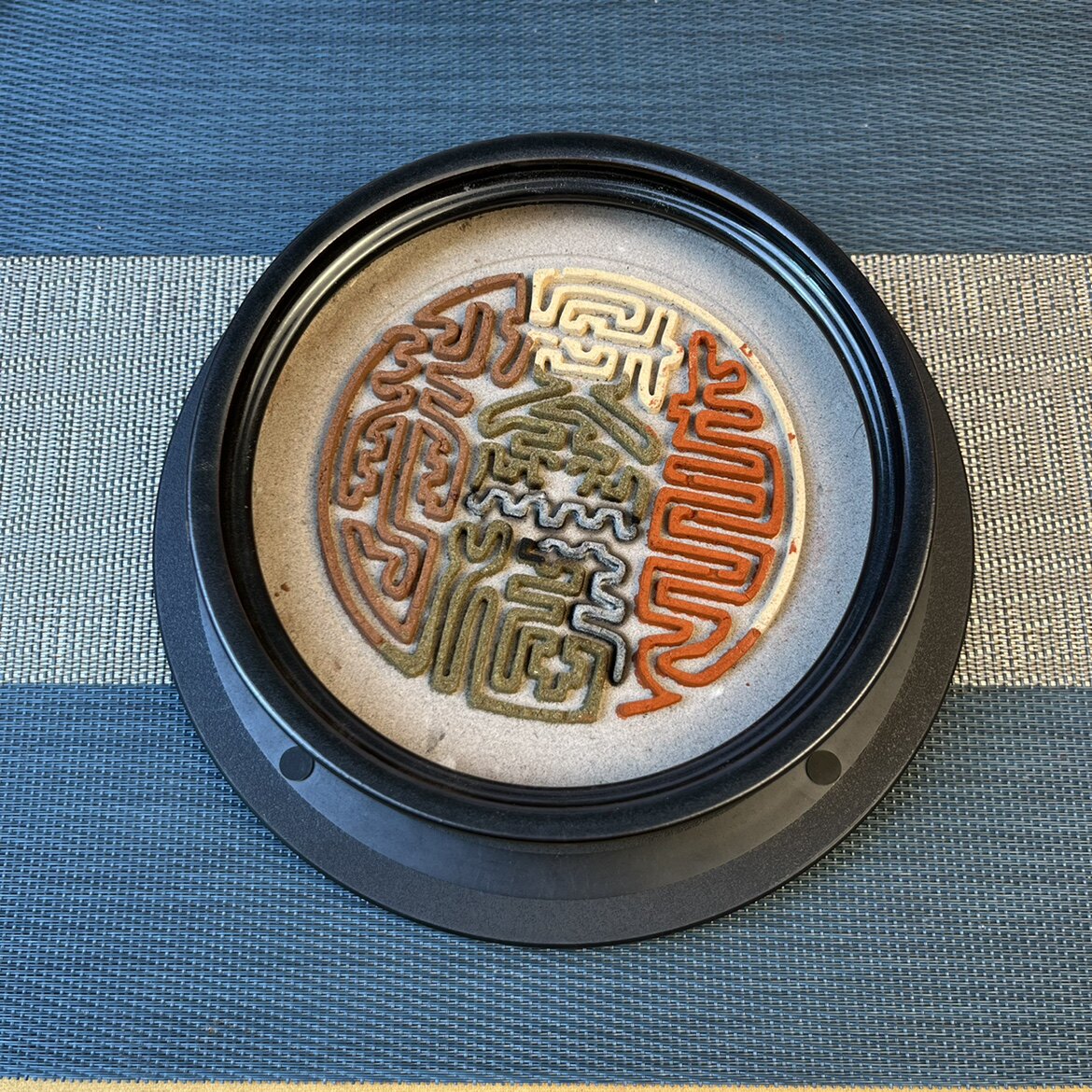 主播同款打香篆转盘承重插花家具旋转底座塑料圆盘展示直播转盘台图片