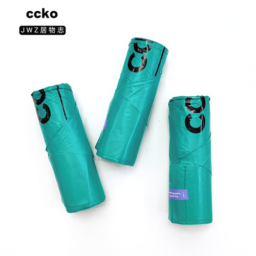 ccko背心式家用超厚垃圾袋厨余中大号垃圾袋手提式分类厨房垃圾袋